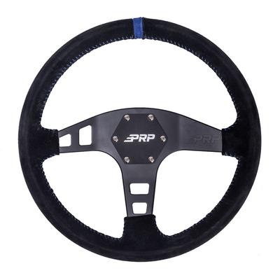 PRP Flat Suede Steering Wheel (Blue) - G221